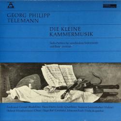 TELEMANN Die Kleine Kammermusik (Sechs Partiten Für Verschiedene Instrumente Und Basso Continuo) LP-BOX 