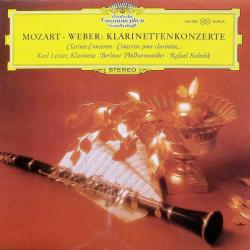 MOZART   WEBER   RAFAEL KUBELIK Klarinettenkonzerte Виниловая пластинка 