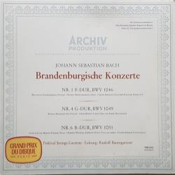 BACH   RUDOLF BAUMGARTNER Brandenburgische Konzerte Nr. 1, Nr. 4, Nr. 6 Виниловая пластинка 